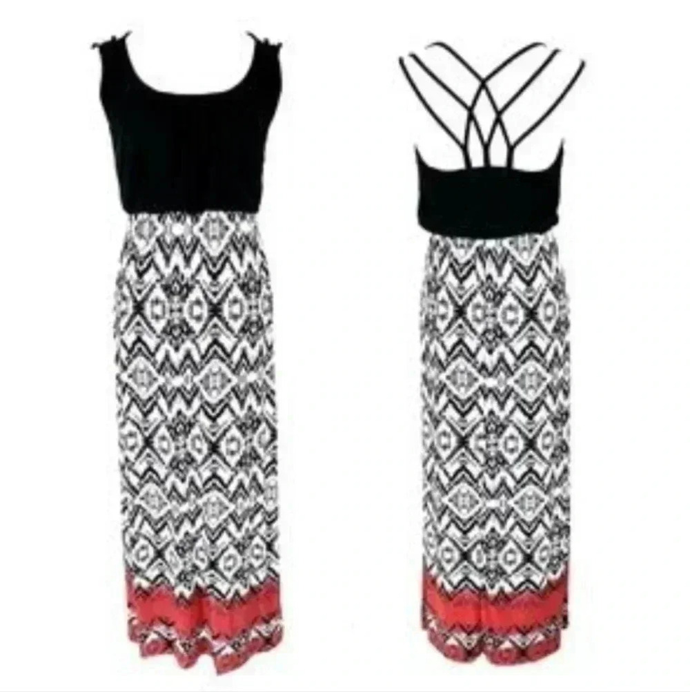 Three Pink Hearts Trixxi Maxi Dress, size small
